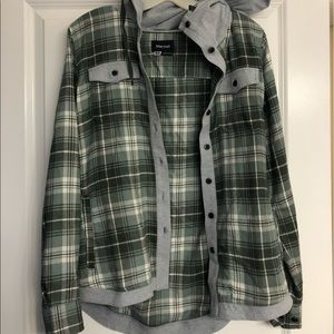 Flannel hoodie
